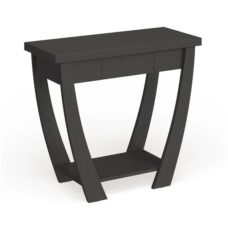 Modern Console Table with Drawer and Shelf