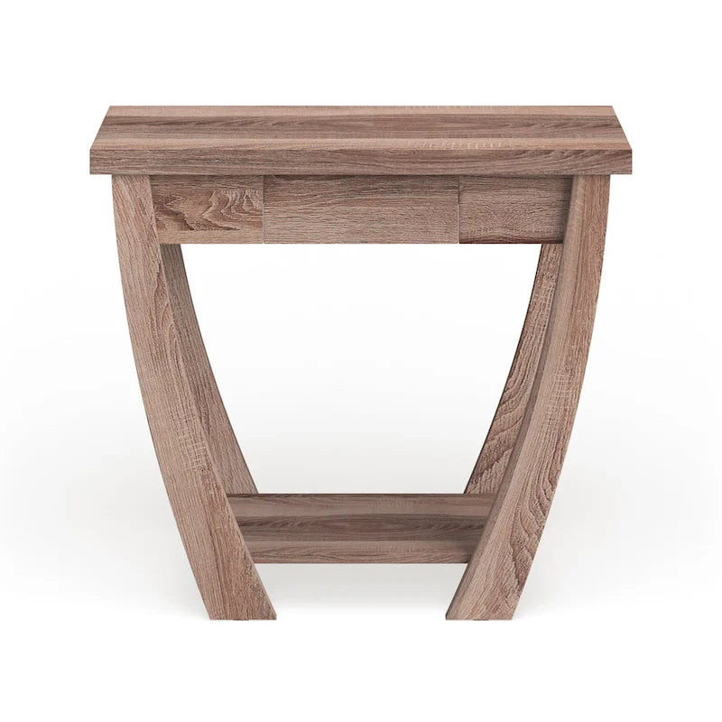 Modern Console Table with Drawer and Shelf