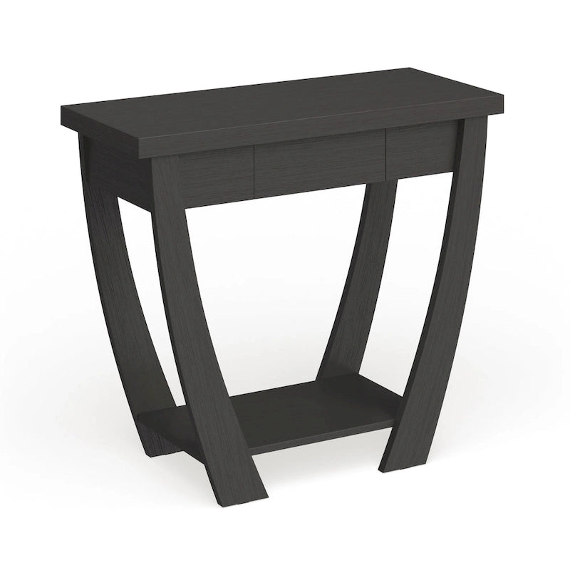 Modern Console Table with Drawer and Shelf