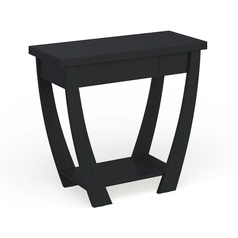 Modern Console Table with Drawer and Shelf