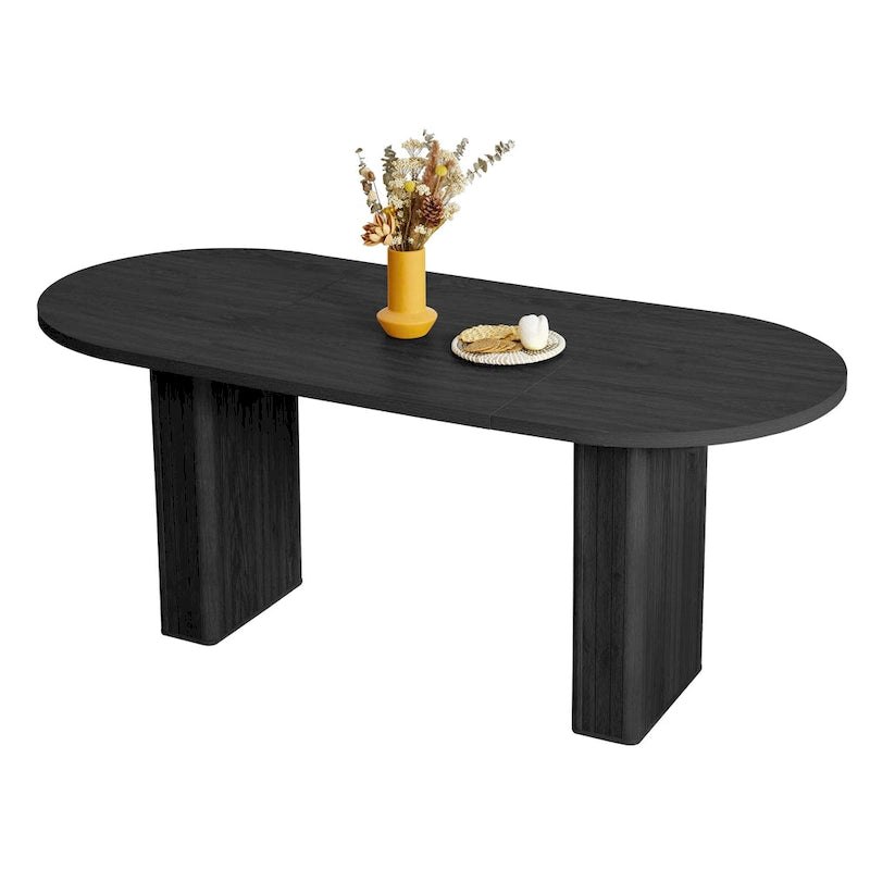 Oval Wood Dining Table – Seats 4-6