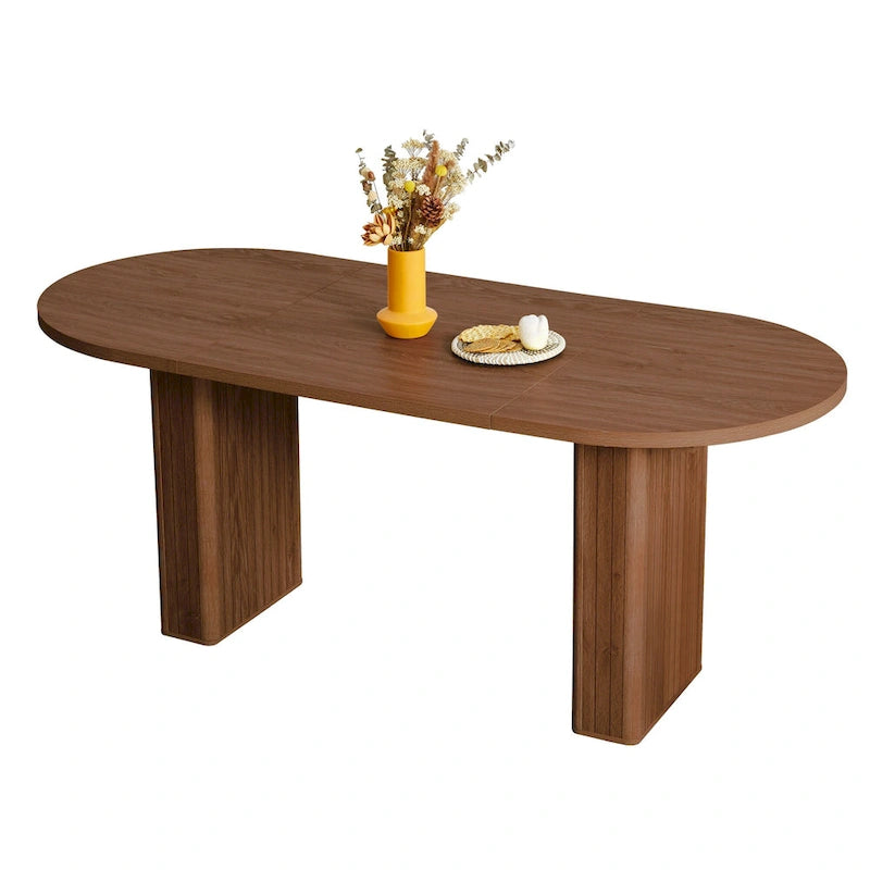Oval Wood Dining Table – Seats 4-6