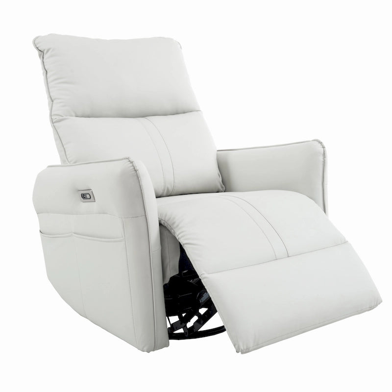 Fauteuil inclinable électrique pivotant 270° avec ports USB