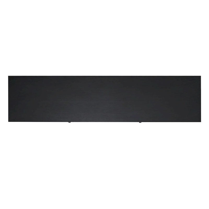 TV Stand with Glass Door Cabinets for TVs up to 80" | Modern Finish