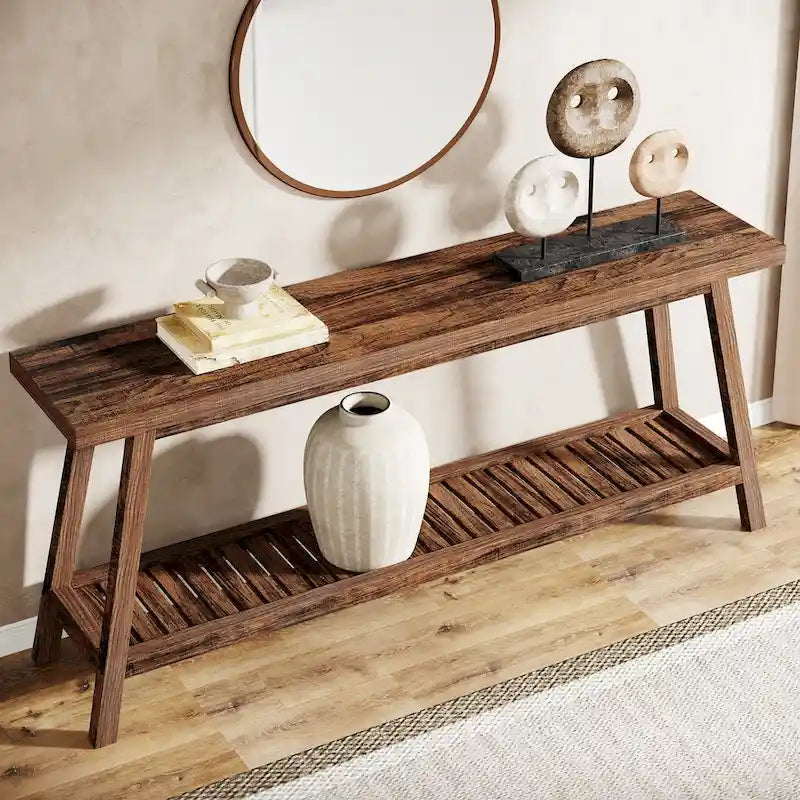 Farmhouse 70.9 Inches Console Entryway Table
