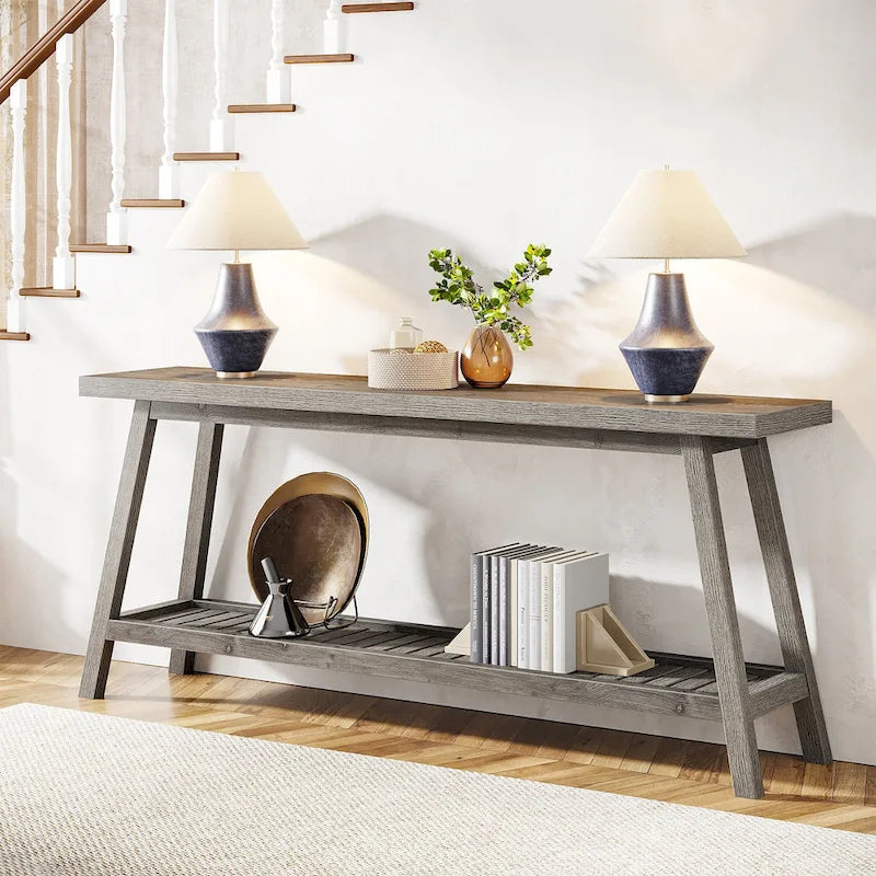 Farmhouse 70.9 Inches Console Entryway Table