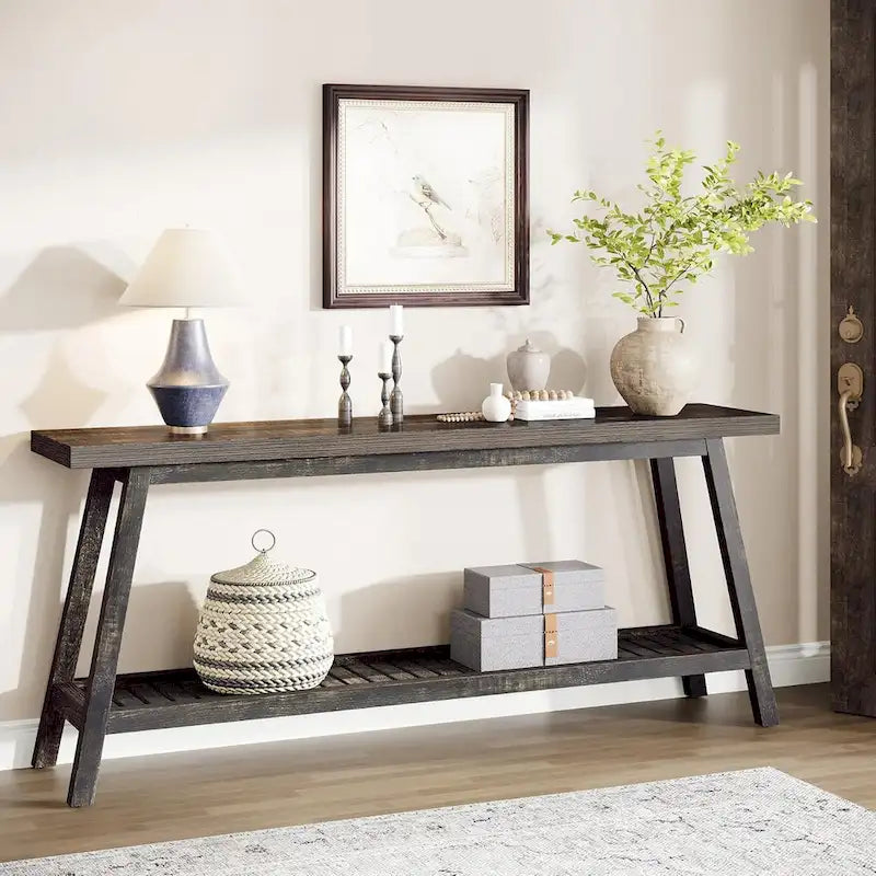 Farmhouse 70.9 Inches Console Entryway Table