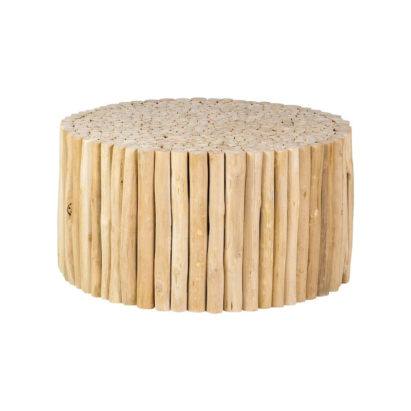 Teak Wood Branch Bundle Coffee Table